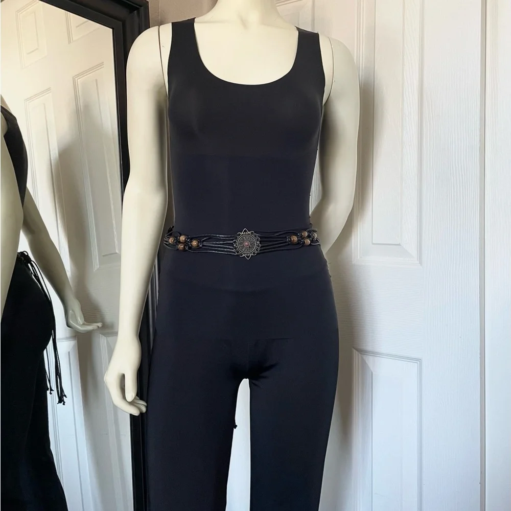 Vintage Boho Faux Leather Belt